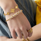 Armband "Fiveleaf Harmony"