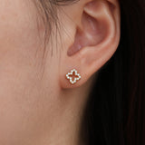 Ohrring "Four Leaf Glow"