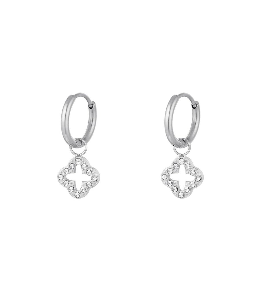 Ohrring "Sparkling Clover"