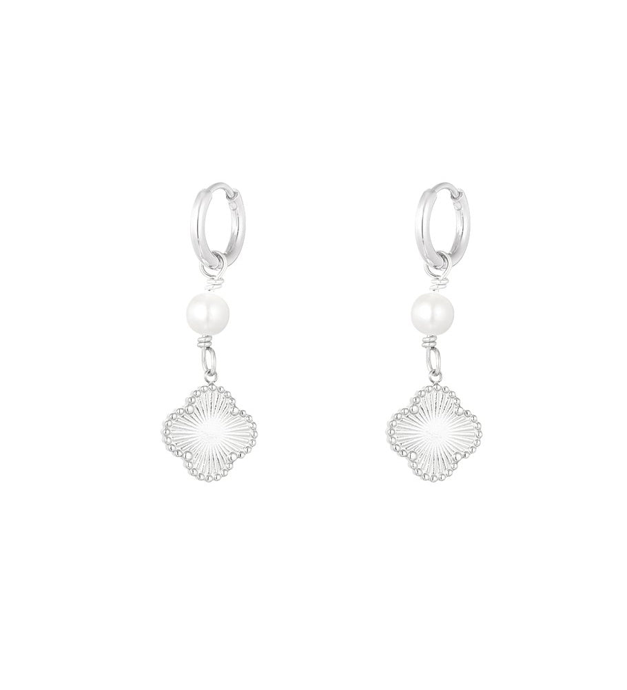 Ohrring "Graceful Clover Pearls"