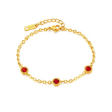 Armband "Ruby Shine"