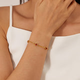 Armband "Ruby Shine"