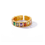 Ring "Colorful Zirkon"