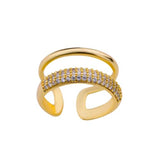 Ring "Dual Line Spark"