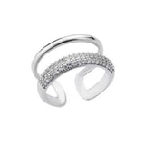 Ring "Dual Line Spark"