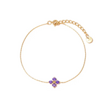 Armband "Violet Bloom"