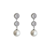 Ohrring "Crystal Pearl"