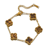 Armband "Golden Clover"