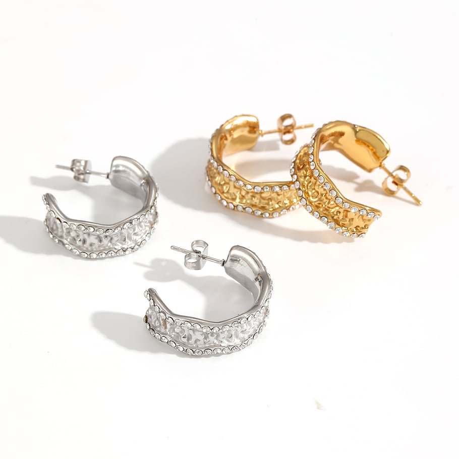 Ohrring "Glitter Loop"